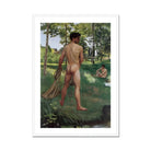 Fisherman with a Net - Frederic Bazille Fine Art Print, Framed Painting Nude Bathers Landscape