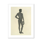 Sieger - Sascha Schneider Fine Art Print, Framed Nude Male Figure