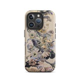 Babel - Surreal Botanical Alien Art Phone Case Iphone 16 Pro / Matte Beige Iphone Case Animal Collage Surreal Botanical Alien, Alien Art,