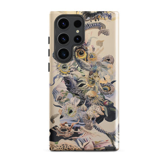 Babel - Surreal Botanical Alien Art Phone Case Samsung Galaxy S23 Ultra / Gloss Phone Case Detailed Vintage-style Illustration Animals