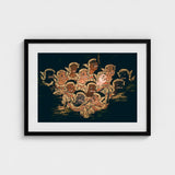 Babes in the Woods - Traditional Thai Myth Art Print / Canvas Ramayana’s Enchanted Realm, Mythological Artistry, Spellbinding Tableau Prints