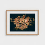 Babes in the Woods - Traditional Thai Myth Art Print / Canvas Ramayana’s Enchanted Realm, Mythological Artistry, Spellbinding Tableau Prints