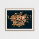Babes in the Woods - Traditional Thai Myth Art Print / Canvas Ramayana’s Enchanted Realm, Mythological Artistry, Spellbinding Tableau Prints