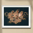 Babes in the Woods - Traditional Thai Myth Art Print, Framed Artwork Group Cherubs Angels Golden Tones
