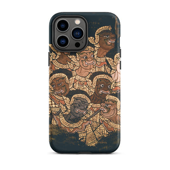 Babes in the Woods - Traditional Thai Myth Phone Case Iphone 13 Pro Max / Matte Phone Case Thai Art Design Traditional Myth, Folklore,