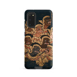 Babes in the Woods - Traditional Thai Myth Phone Case Samsung Galaxy S20 / Matte Rugged Black Phone Case Vibrant Traditional Illustration