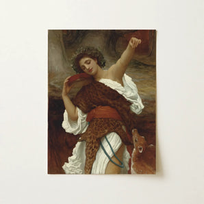 Bacchante - Frederic Leighton Art Print / Canvas, 12x16’’ / 31x41cm / Unframed / no Border, Posters Prints & Visual Artwork, Toby Leon