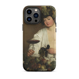 Bacchus - Cover per iPhone con dio barocco di Caravaggio, 13 Pro Max / Opaca, Custodie per telefoni cellulari, Toby Leon