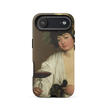 Bacchus - Cover per iPhone con dio barocco di Caravaggio, 17 Air / Opaca, Custodie per telefoni cellulari, Toby Leon