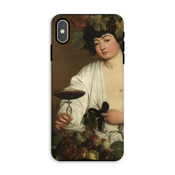 Bacchus - Caravaggio Baroque God Phone Case Iphone Xs Max / Matte Phone Case Classical Painting Caravaggio Baroque God, Booze Soaked