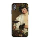Bacchus - Caravaggio Baroque God Phone Case Iphone Xs Max / Matte Phone Case Classical Painting Caravaggio Baroque God, Booze Soaked