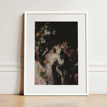 Backstage Bandits - Queer Fashion Show Art Print / Canvas, 12x16’’ / 31x41cm / White Frame / Matboard, Posters Prints & Visual Artwork,