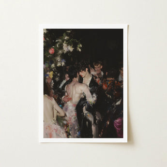 Backstage Bandits - Queer Fashion Show Art Print / Canvas Framed Moody Impressionistic Scene Elegantly Dressed One’s Undressing, Prints