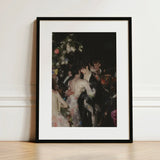Backstage Bandits - Queer Fashion Show Art Print / Canvas Black-framed Romantic Impressionistic Scene Two Figures One’s Undressing, Prints
