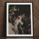 Backstage Bandits - Queer Fashion Show Art Print / Canvas Black-framed White Mat Impressionistic Depiction People One’s Undressing, Prints