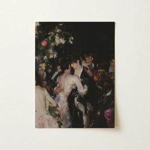 Backstage Bandits - Queer Fashion Show Art Print / Canvas Rectangular Romantic Dance Scene Soft Impressionistic One’s Undressing, Prints