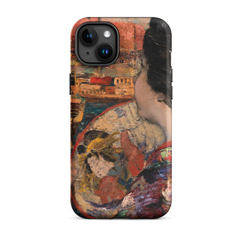 The Balcony - Custodia per iPhone di Edward Atkinson Hornel, 15 Plus / Opaco, Custodie per telefoni cellulari, Toby Leon