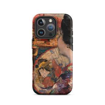 The Balcony - Custodia per iPhone di Edward Atkinson Hornel, 16 Pro / Opaco, Custodie per telefoni cellulari, Toby Leon