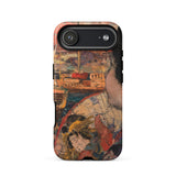 The Balcony - Edward Atkinson Hornel Phone Case Iphone 17 Air / Matte Black Red Abstract Art Phone Case Textured Design Edward Atkinson