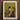 Wooden Framed Artwork Dark Figure Vibrant Abstract Elements Gay Demon Child, Twisted Offspring, Shadowy Folds