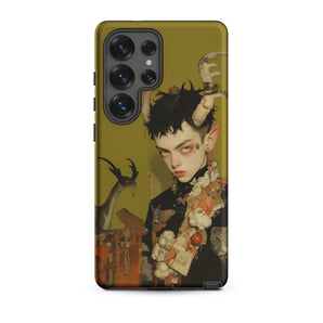 Baphomet’s Bastard - Gay Demon Samsung Case, Galaxy S25 Ultra / Matte, Smartphone Case Fantasy Character Design