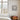 Barking Mad 3 - Tree Trunk Op Art Framed Canvas, Bedroom Tall Window White Bedding Abstract Wall Art