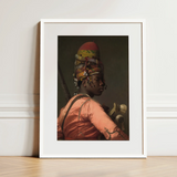 Bashi Besouk - Stampa d'arte di Jean Leon Gerome / Tela, 12x16’’ / 31x41cm / Cornice bianca / Passe-partout, Poster, Stampe e Opere d'arte visiva, Toby