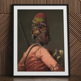 Bashi Besouk - Stampa d'arte di Jean Leon Gerome / Tela, 24x32’’ / 61x81cm / Cornice nera / Passe-partout, Poster, Stampe e Opere d'arte visiva, Toby