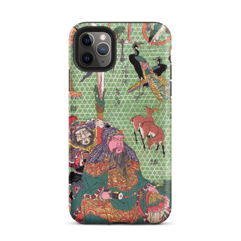 Lavoro di intreccio di cesti di Ichida Shoshichiro di Naniwa - Custodia Iphone di Utagawa Kunisada, 11 Pro Max / Opaca, Custodie per telefoni cellulari, Toby Leon