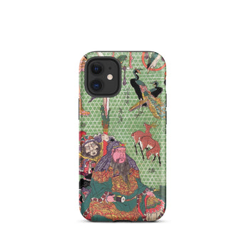 Lavoro di intreccio di cesti di Ichida Shoshichiro di Naniwa - Custodia Iphone di Utagawa Kunisada, 12 Mini / Opaca, Custodie per telefoni cellulari, Toby Leon
