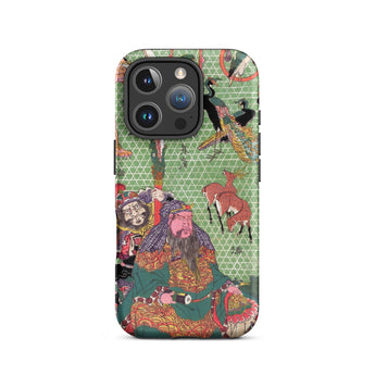 Lavoro di intreccio di cesti di Ichida Shoshichiro di Naniwa - Custodia Iphone di Utagawa Kunisada, 16 Pro / Opaca, Custodie per telefoni cellulari, Toby Leon