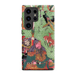Basketry Work by Ichida Shoshichiro of Naniwa - Utagawa Kunisada Phone Case Samsung Galaxy S24 Ultra / Matte Vibrant Green Phone Case