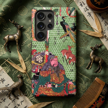 Basketry Work by Ichida Shoshichiro of Naniwa - Utagawa Kunisada Phone Case Vibrant Green Phone Case Intricate Traditional Chinese Artwork