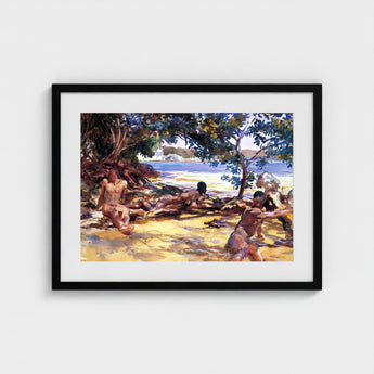 Bathers - John Singer Sargent Art Print / Canvas, Sun-drenched Fever Dream, Gay Prints