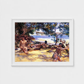 Bathers - John Singer Sargent Art Print / Canvas, Sun-drenched Fever Dream, Gay Prints