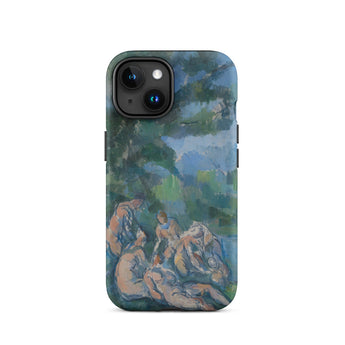 The Bathers - Custodia per iPhone di Paul Cezanne, 15 / Opaca, Custodie per telefono, Toby Leon