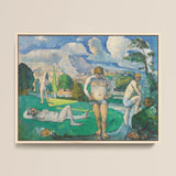 Bathers at Rest - Paul Cézanne Fine Art Print / Canvas, 16x12’’ / 41x31cm / Natural Frame, Posters Prints & Visual Artwork, Toby Leon