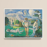Bathers at Rest - Paul Cézanne Fine Art Print / Canvas, 16x12’’ / 41x31cm / White Frame, Posters Prints & Visual Artwork, Toby Leon