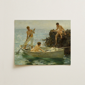 The Bathing Cove (1912) - Henry Scott Tuke Art Print / Canvas
