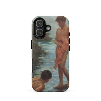 A Bathing Group - Henry Scott Tuke Phone Case, Iphone 17 / Matte, Mobile Cases, Toby Leon