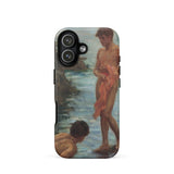 A Bathing Group - Henry Scott Tuke Phone Case Iphone 17 / Matte Iphone 12 Pro Max Case Classical Painting Design Tuke’s Fluid Brushwork,