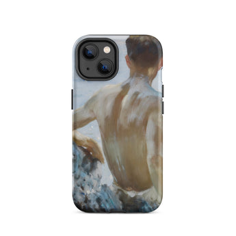 Beach Study - Henry Scott Tuke Phone Case, Iphone 14 / Matte, Mobile Cases, Toby Leon