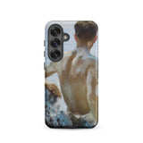 Beach Study - Henry Scott Tuke Phone Case Samsung Galaxy S25 / Matte Phone Case Painted Depiction Man Water Visible Brushstrokes Beach