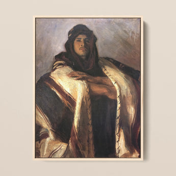 Bedouin Chief - John Singer Sargent Art Print / Canvas, 12x16’’ / 31x41cm / Natural Frame, Prints, Toby Leon