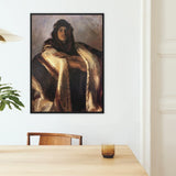 Bedouin Chief - John Singer Sargent Art Print / Canvas Framed Oil Painting Man Traditional Robes Rich Gold John Singer Sargent, Bedouin