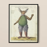 Beelzebub - Kompendium der Dämonologie Kunstdruck / Leinwand, 12x16’’ / 31x41cm / Schwarzer Rahmen, Poster, Drucke & visuelle Kunstwerke, Toby Leon