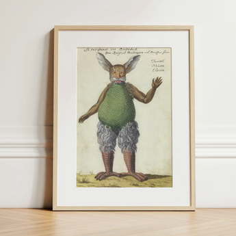 Beelzebub - Compendium of Demonology Art Print / Canvas, 12x16’’ / 31x41cm / Natural Frame / Matboard, Posters Prints & Visual Artwork,
