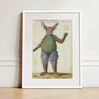 Beelzebub - Compendium of Demonology Art Print / Canvas, 12x16’’ / 31x41cm / White Frame / Matboard, Posters Prints & Visual Artwork, Toby