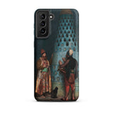 Before the Audience - Jean Leon Gerome Phone Case Samsung Galaxy S21 Plus / Matte Phone Case Detailed Illustration Two Men Historical