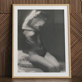 Before Going to Sleep - Stampa d'arte di Michael Heumuller / Tela, 24x32’’ / 61x81cm / Cornice naturale / Passe-partout, Poster, stampe e arte visiva,